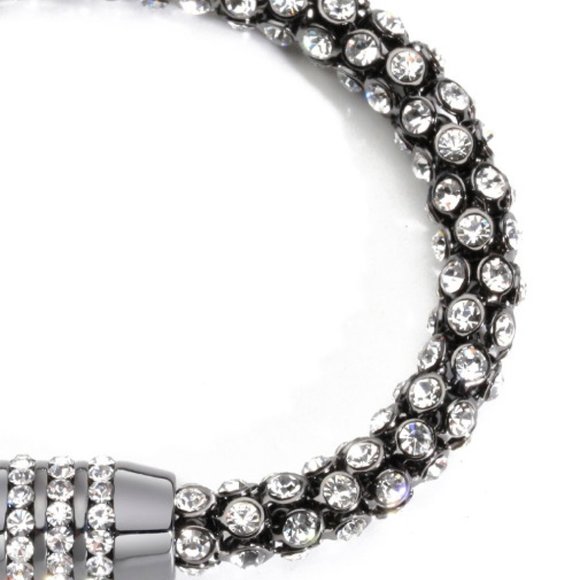 Inlaid Rhinestone Copper Bracelet For Women - Picture 9 of 9